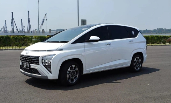 Có 1.585 chiếc Hyundai Stargazer được đặt mua ngay sau khi mở bán tại GIIAS 2022. Ảnh: Detik.